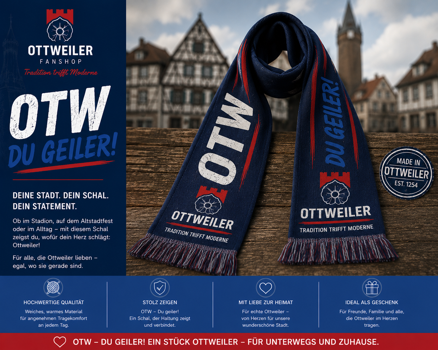 Ottweiler Schal vor Altstadt